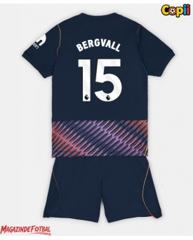 Tottenham Hotspur Lucas Bergvall #15 Echipament de Fotbal Replică 2026-27 Copii Deplasare (+ Șorturi)